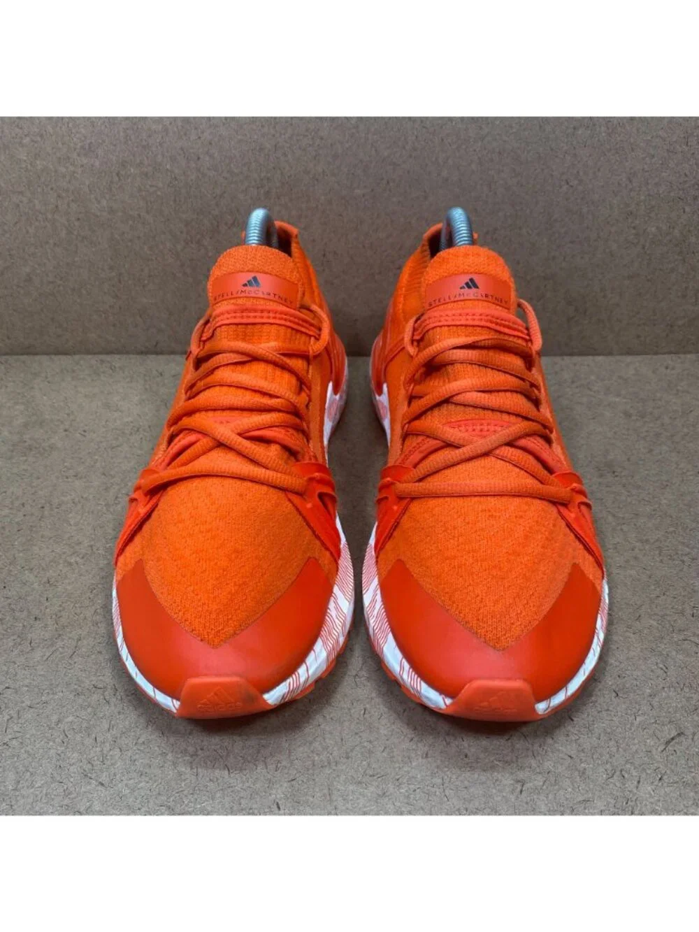 Adidas Stella McCartney Womens Ultraboost 20 Orange Running Shoes Size 8.5